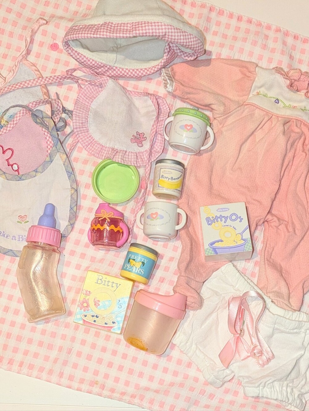American Girl Bitty Baby Lot of 19  Items in Ready to Eat Set